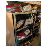 AUTO FRONT & REAR LIGHTS - INCLUDES METAL SHELF