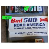 BUD 500 ROAD AMERICA BUMPERSTICKERS