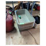 6 - PLASTIC TUBS