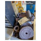 ASSORTED SANDPAPER - SHEETS, ROLLS & MORE