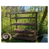 5FT ROLLING METAL CART