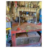 HEAVY DUTY METAL WORKBENCH