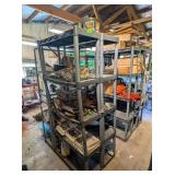 2 PLASTIC SHELVING UNITS