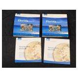 4 - FLORIDA STATE QUARTERS, UNCIRCULATED