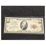 1929 $10 NATIONAL CURRENCY MILWAUKEE BANK BILL