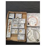 EARRINGS, RINGS, BRACLETS, AND NECKLACES - BOXED