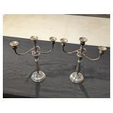 2 - INTERNATIONAL STERLING PRELUDE CANDELABRAS