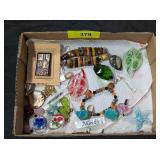 GLASS AND EPOXY PENDANTS, BRACLETS, AND MORE