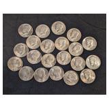 21 - BICENTENNIAL KENNEDY HALF DOLLARS