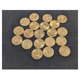 20 - SACAGAWEA $1 COINS