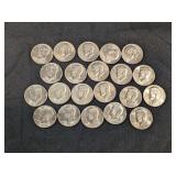 21 - BICENTENNIAL KENNEDY HALF DOLLARS