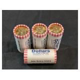 100 - JOHN Q ADAMS DOLLAR COINS