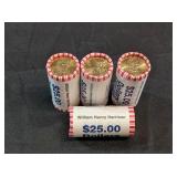 100 - WILLIAM HENRY HARRISON DOLLAR COINS