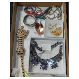 PINS, NECKLACES, BRACLET, AND TIGER PIN