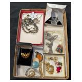 FASHION EARRINGS, NECKLACES, PINS, AND MORE