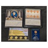 13X - 2009 & 2010 COMMEMORATIVE PENNIES IN CASES