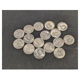 16 - 1973 KENNEDY HALVES