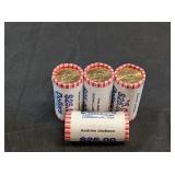 100 - ANDREW JACKSON DOLLAR COINS