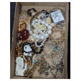 COSTUME NECKLACES, BRACELETS, AND MORE