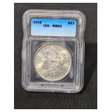 1898 MORGAN SILVER DOLLAR - MS65