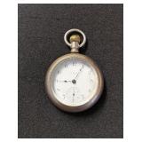 ELGIN POCKET WATCH IN KEYSTONE SILVEROID CASE