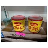 2 - 5LB SHEDDS PEANUT BUTTER PAILS