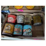 VINTAGE 1LB PEANUT BUTTER PAILS FROM 1920s & 1930s