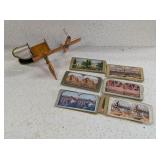 ANTIQUE VIEWMASTER WITH CARS