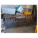 4 - 8FT WROUGHT IRON SECTIONS