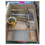CANDLESTICK HOLDERS, SCISSORS & MORE