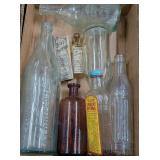 VINTAGE MEDICINE & AILMENT BOTTLES