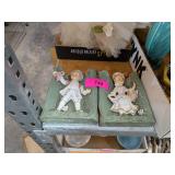 2 - JAPANESE WALL HANGING VASES