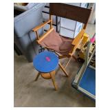 DIRECTORS CHAIR AND ADJUSTABLE STOOL