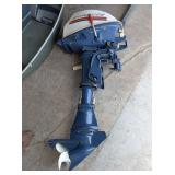 RARE - FOLDING EVINRUDE SUITCASE MOTOR