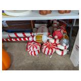 NORTH POLE BLOW MOLD DECORATIONS