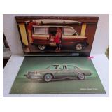 2 - 1980s CHEVY DEALER ADVERTISING POSTER BOARDS