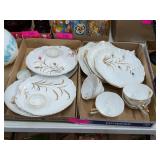 LEFTON GOLDEN WHEAT 22KT GOLD SNACK & TEA SET