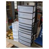 PLASTIC ORGANIZING DRAWERS