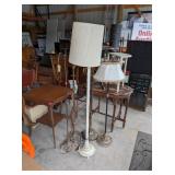 5 - ANTIQUE FLOOR LAMPS