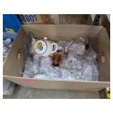 LARGE BOX OF GLASSWARE
