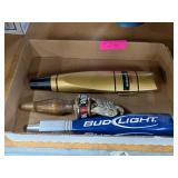 3 BEER TAPPER HANDLES - MBD, MICHELOB, BUD LIGHT