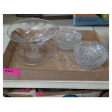 GLASS SERVING DISHES