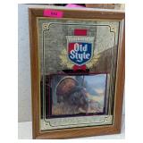 OLD STYLE BEER WILD TURKEY MIRROR