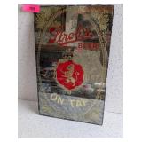 STROH'S BEER ON TAP MIRROR