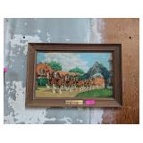 BUDWEISER GRANT'S FARM ADVERTISING SIGN - ANTIQUE