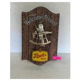 STROH'S BEER NAUTICAL SIGN - PLASTIC