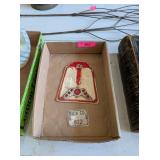 VINTAGE BIKE MUDFLAP & LICENSE PLATE