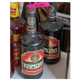 2 BOTTLES KAMORA LIQUEUR