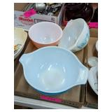 3 - PYREX MIXING BOWLS
