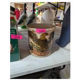 2 GALLON CROCK WITH PAINTED AMERICAN EAGLE